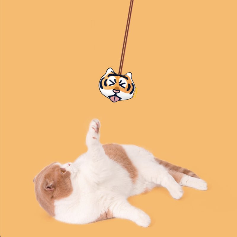 PurLab Hang Around Tiger Catnip Toy (2 Designs) - CreatureLand