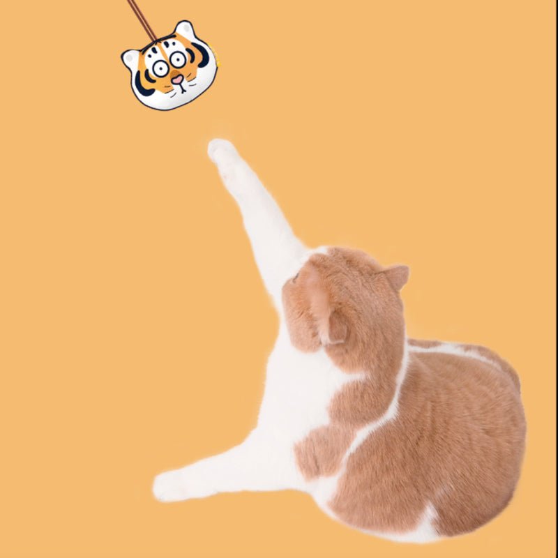 PurLab Hang Around Tiger Catnip Toy (2 Designs) - CreatureLand