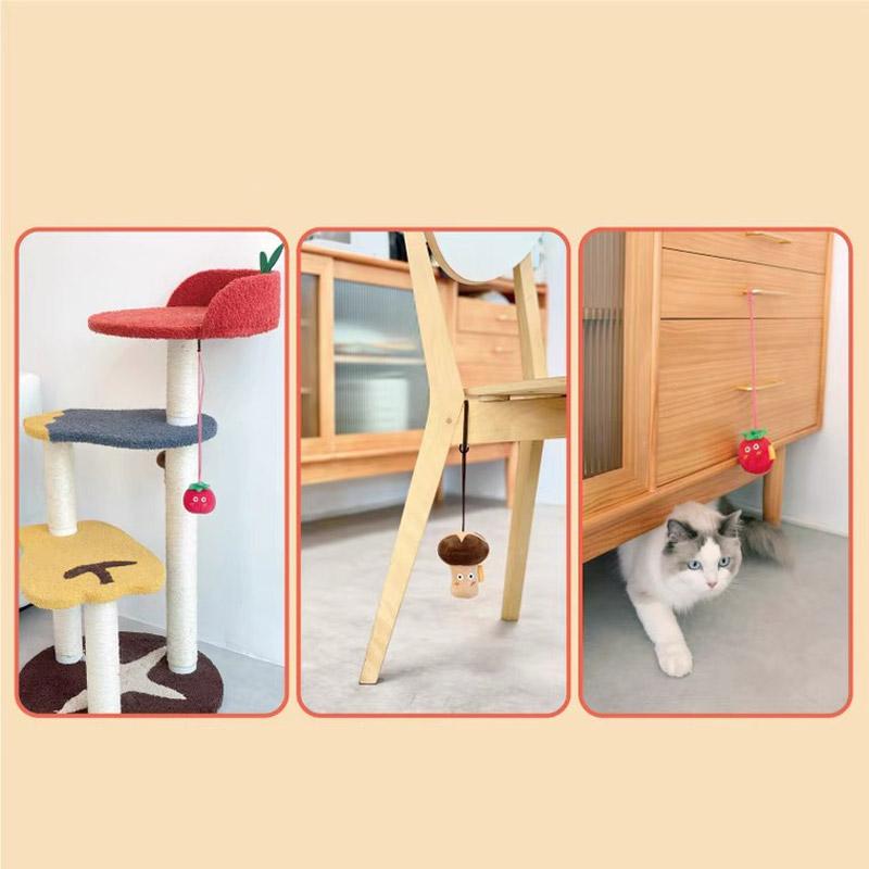 PurLab Hang Around Veggie Catnip Toy (3 Designs) - CreatureLand
