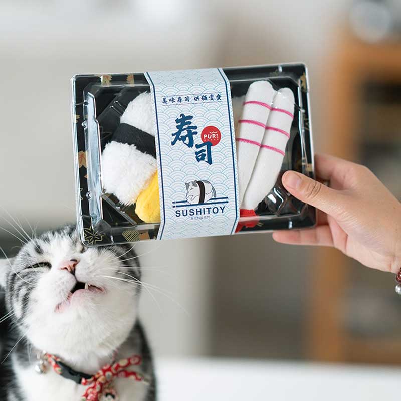 PurLab Sushi Catnip Toy (2 Designs) - CreatureLand