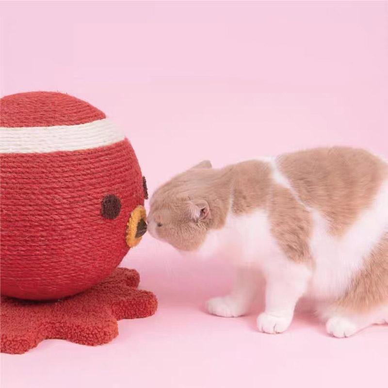 PurLab Takoyaki Cat Scratcher Ball - CreatureLand