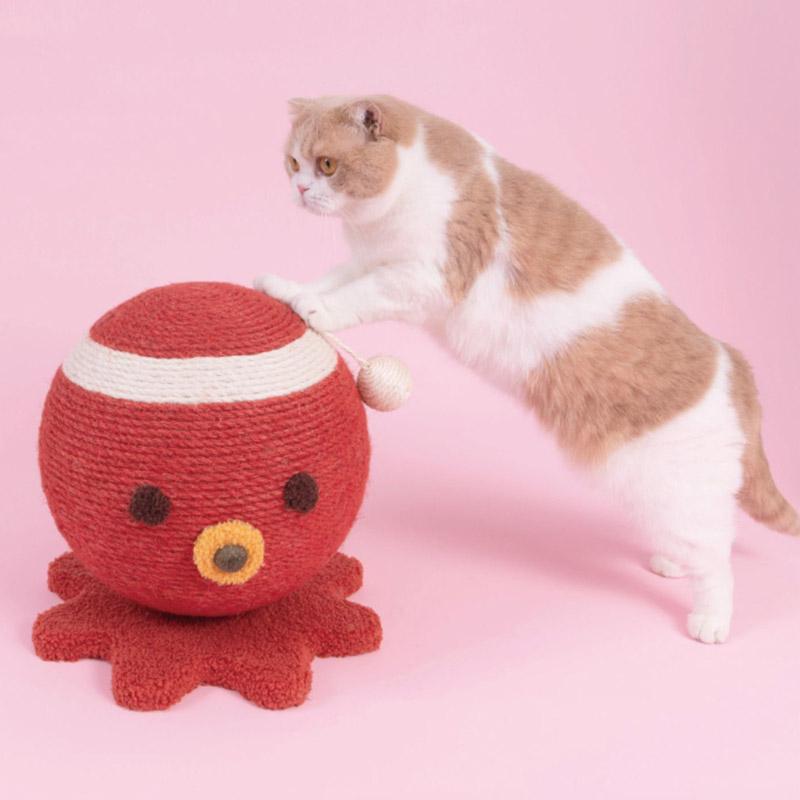 PurLab Takoyaki Cat Scratcher Ball - CreatureLand
