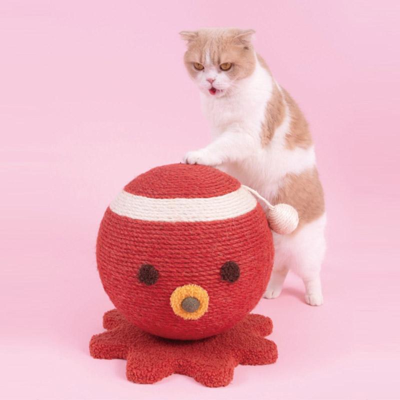 PurLab Takoyaki Cat Scratcher Ball - CreatureLand