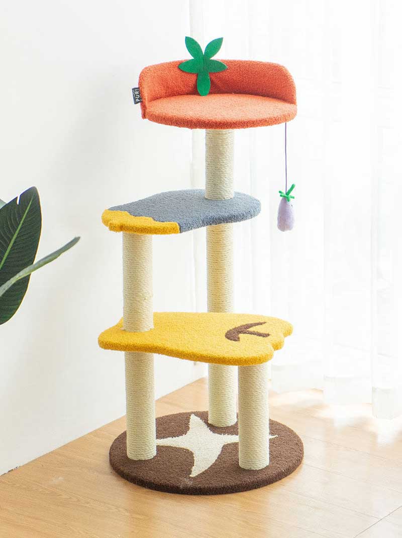 PurLab Vegetable Garden Cat Condo - CreatureLand
