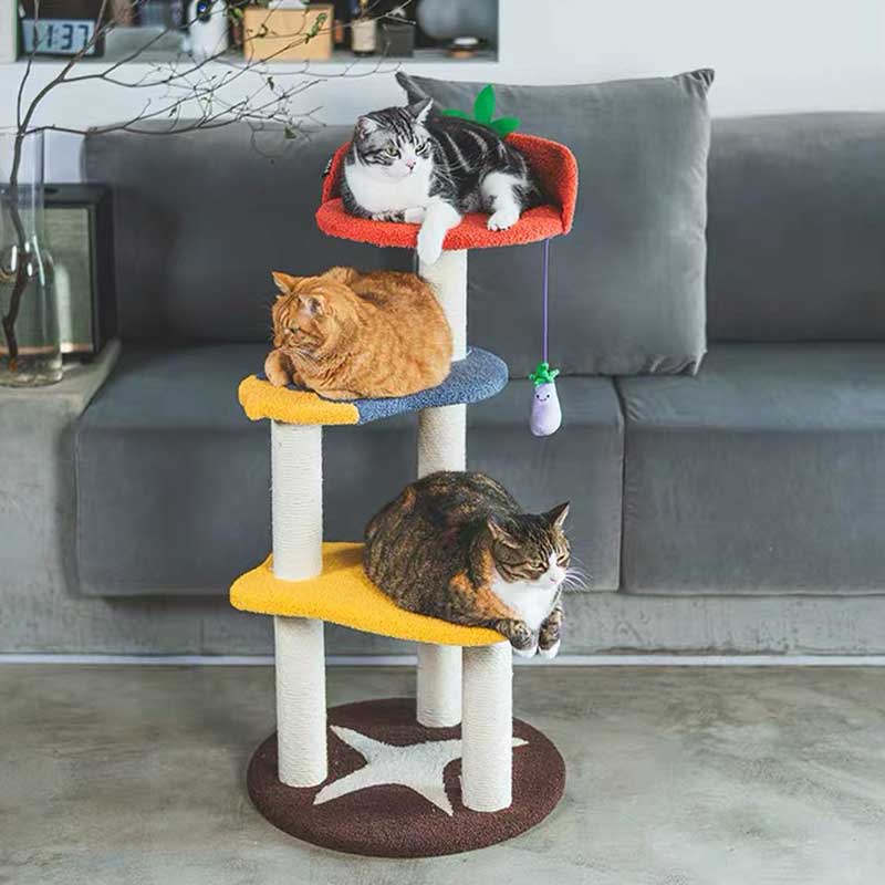 PurLab Vegetable Garden Cat Condo - CreatureLand