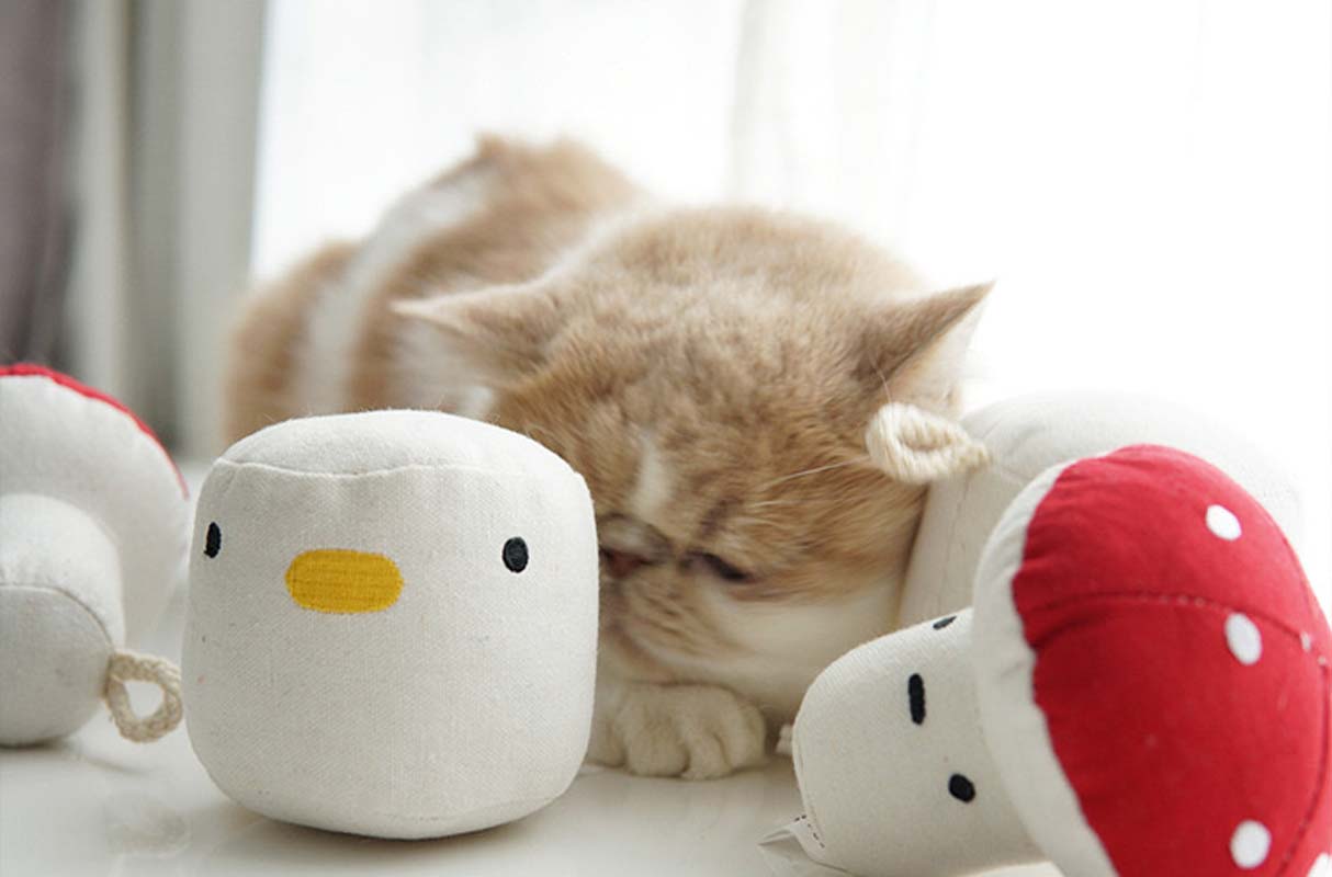 Purroom Little Chick Catnip Plush Toy - CreatureLand