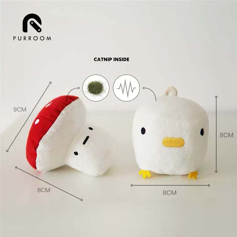 Purroom Little Chick Catnip Plush Toy - CreatureLand