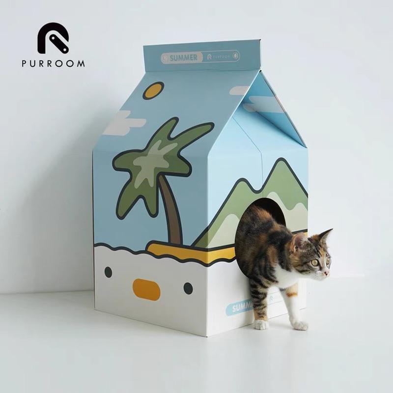 Purroom Little Chick House Scratcher - CreatureLand