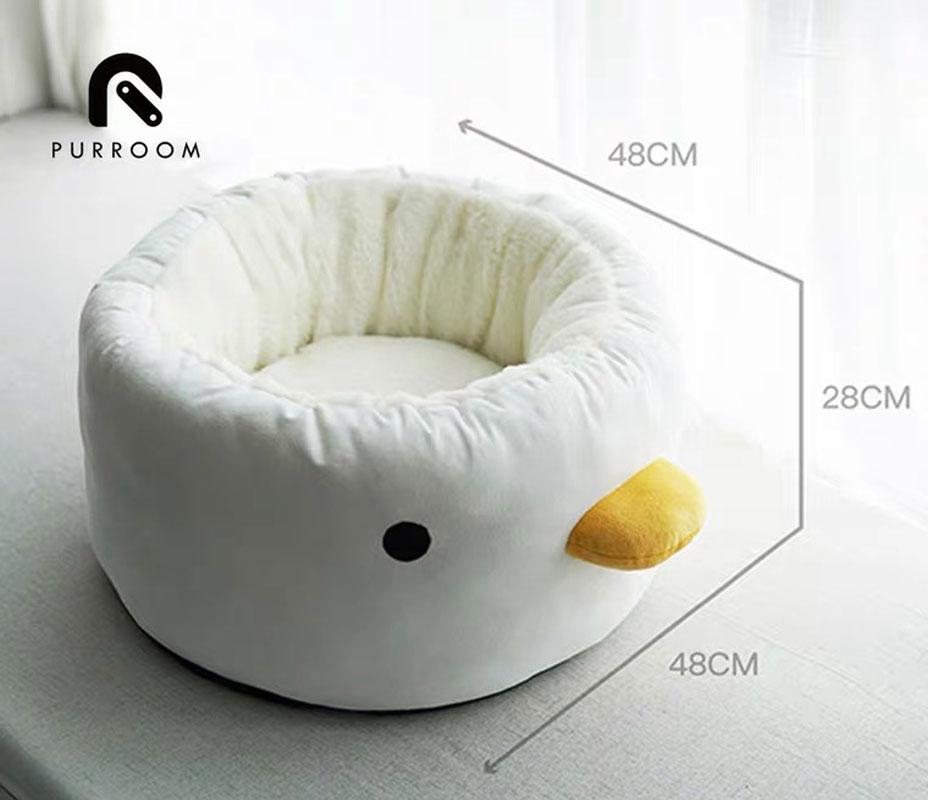 Purroom Little Chick Plush Pet Bed - CreatureLand