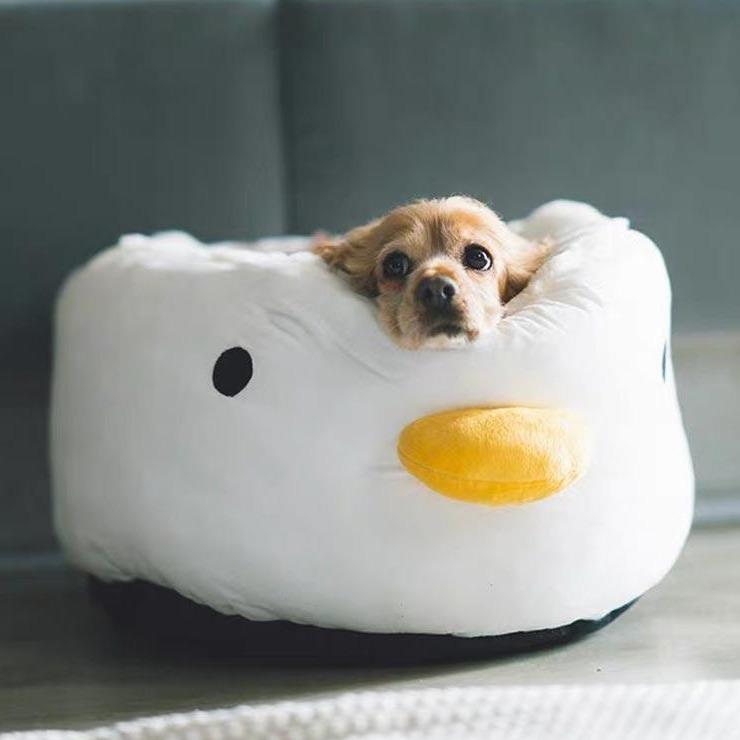 Purroom Little Chick Plush Pet Bed - CreatureLand