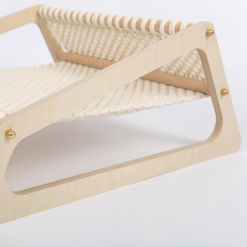 Purroom Macrame Hammock Pet Bed - CreatureLand