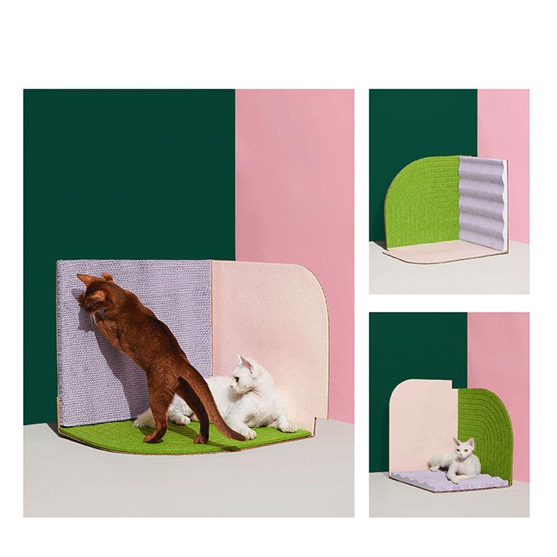 Purrre 3-Dimensional Cat Scratcher (2 Colours) - CreatureLand