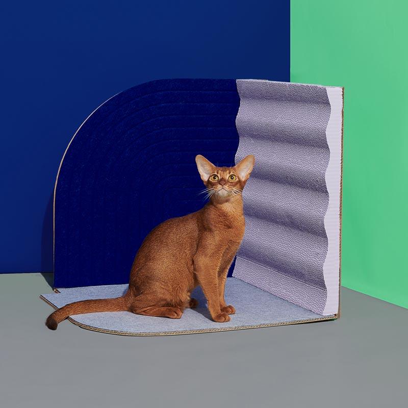 Purrre 3-Dimensional Cat Scratcher (2 Colours) - CreatureLand