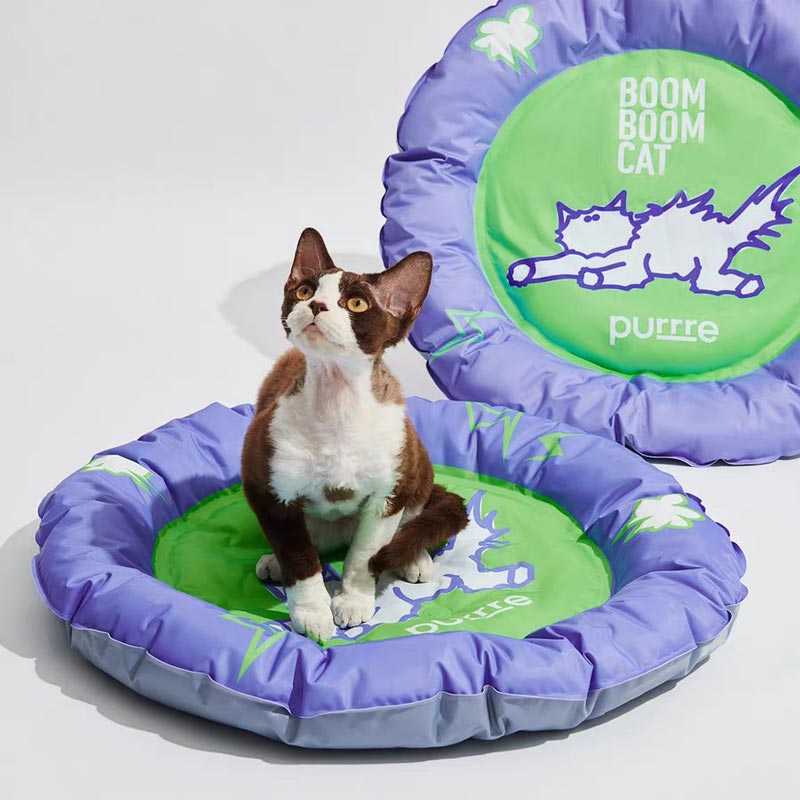 Purrre Boom Boom Cooling Mat | Round - CreatureLand