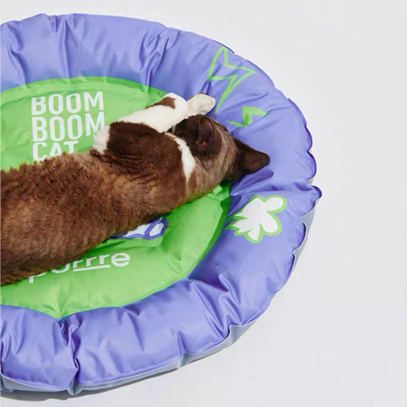 Purrre Boom Boom Cooling Mat | Round - CreatureLand