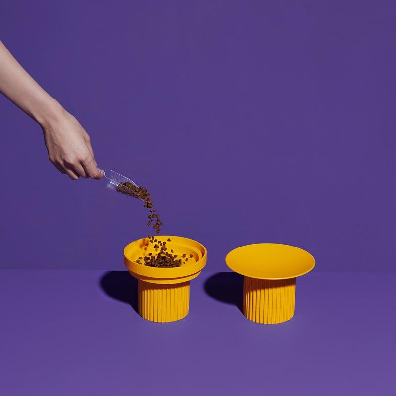 Purrre Teeth Party Elevated Feeders (4 Colours) - CreatureLand