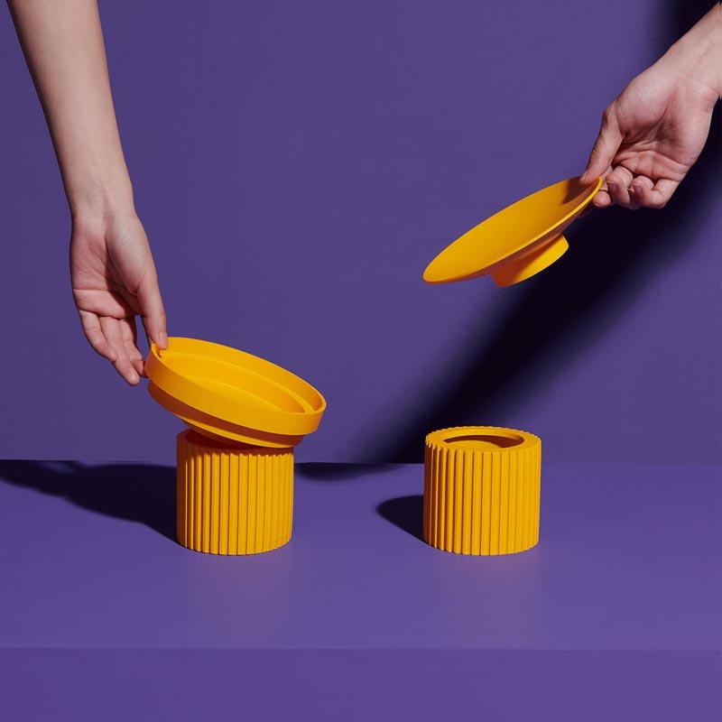 Purrre Teeth Party Elevated Feeders (4 Colours) - CreatureLand