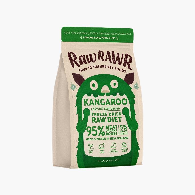 Raw Rawr 10% OFF: Freeze Dried Raw Diet - Kangaroo & Beef (2 Sizes) - CreatureLand