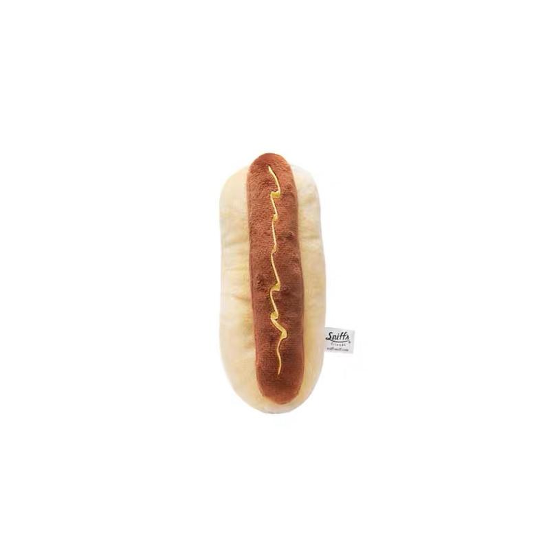 Sniff's Friends Hotdog Bun Dog Toy - CreatureLand