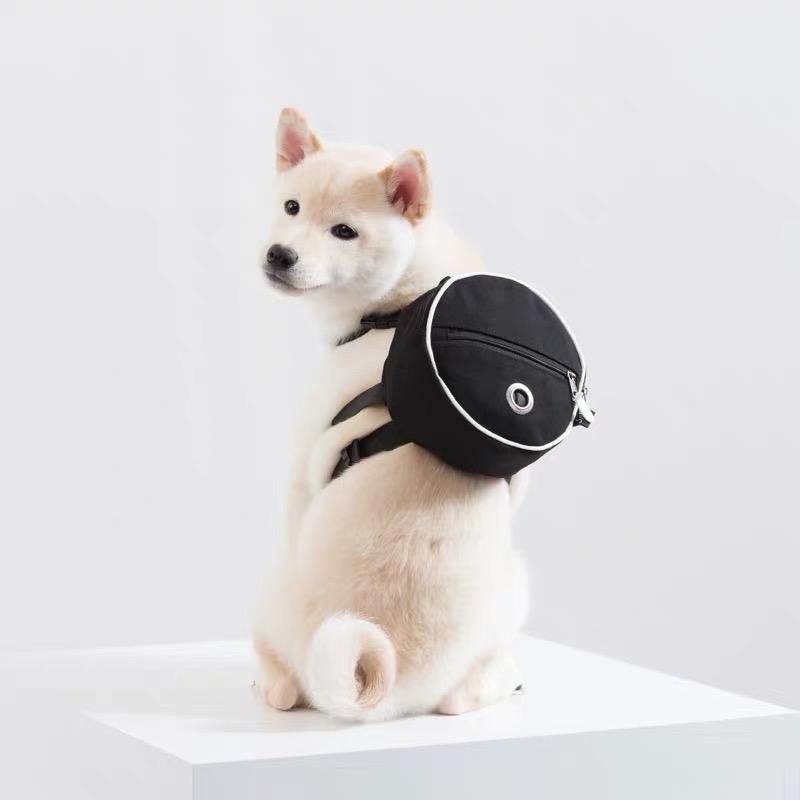 Sniff's Friends Tambourine Harness Backpack - Black - CreatureLand