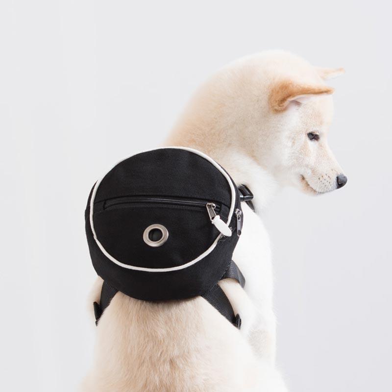 Sniff's Friends Tambourine Harness Backpack - Black - CreatureLand