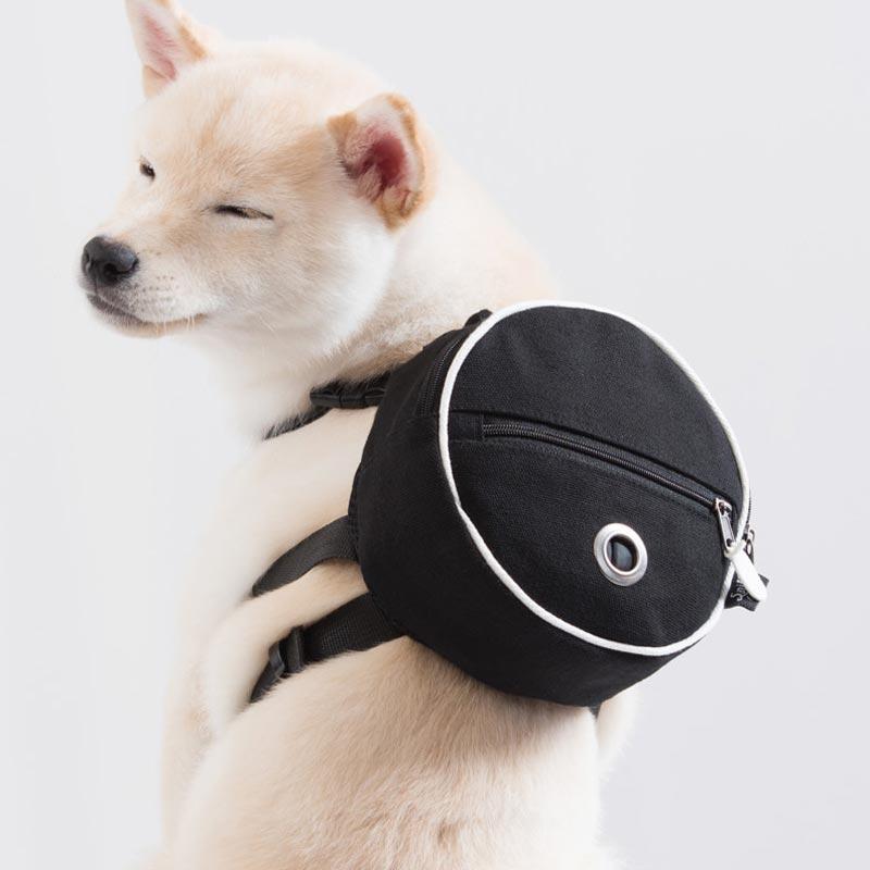 Sniff's Friends Tambourine Harness Backpack - Black - CreatureLand