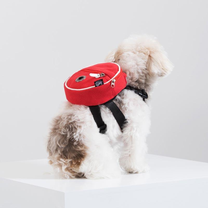 Sniff's Friends Tambourine Harness Backpack - Red - CreatureLand