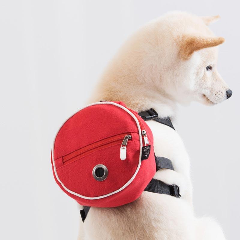 Sniff's Friends Tambourine Harness Backpack - Red - CreatureLand