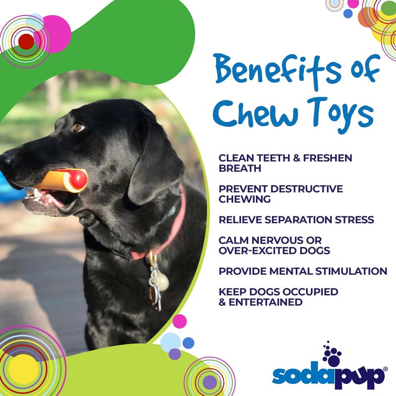 Sodapup Hotdog Nylon Dog Chew Toy - CreatureLand