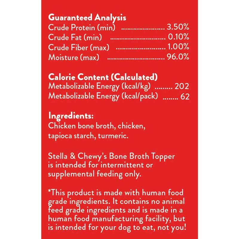 Stella & Chewy's Broth Topper | Cage-Free Chicken (11 fl oz) - CreatureLand