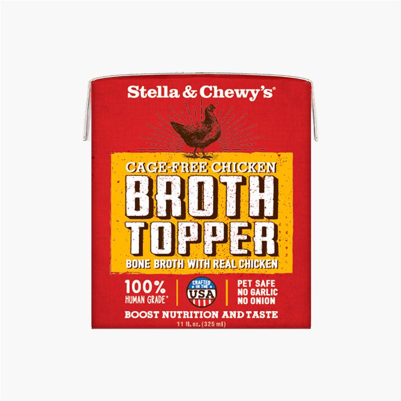 Stella Chewy s Cage Free Chicken Broth Topper 11 fl oz CreatureLand