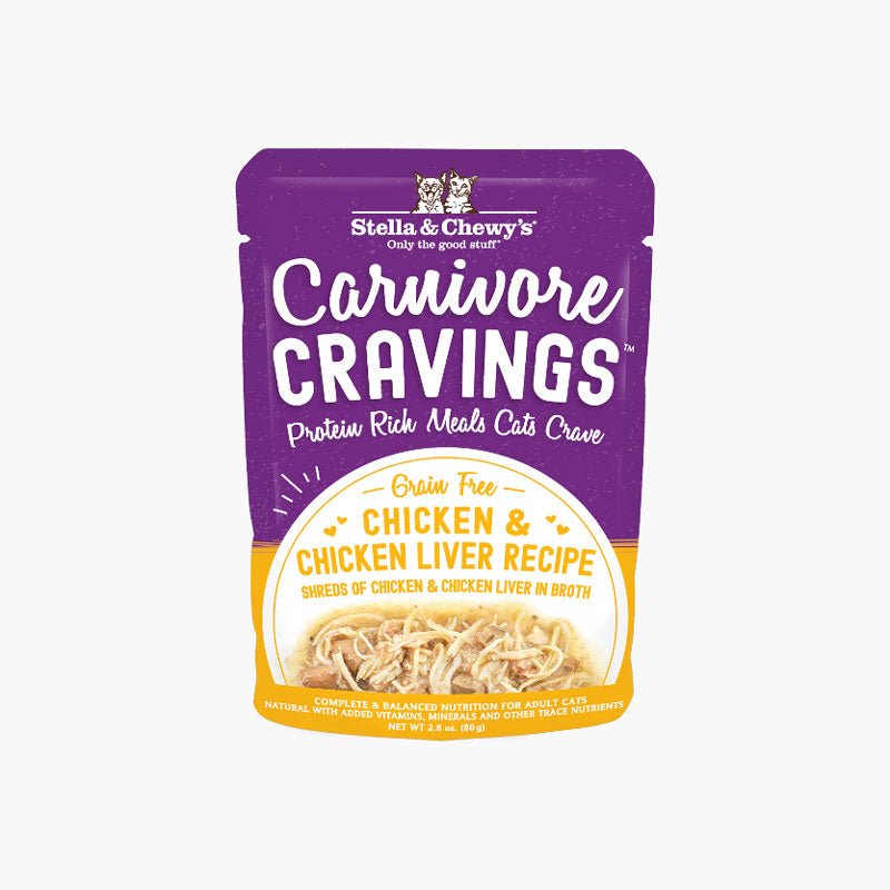 Stella & Chewy's Carnivore Cravings Pouch - Chicken & Chicken Liver ( 2.8oz ) - CreatureLand