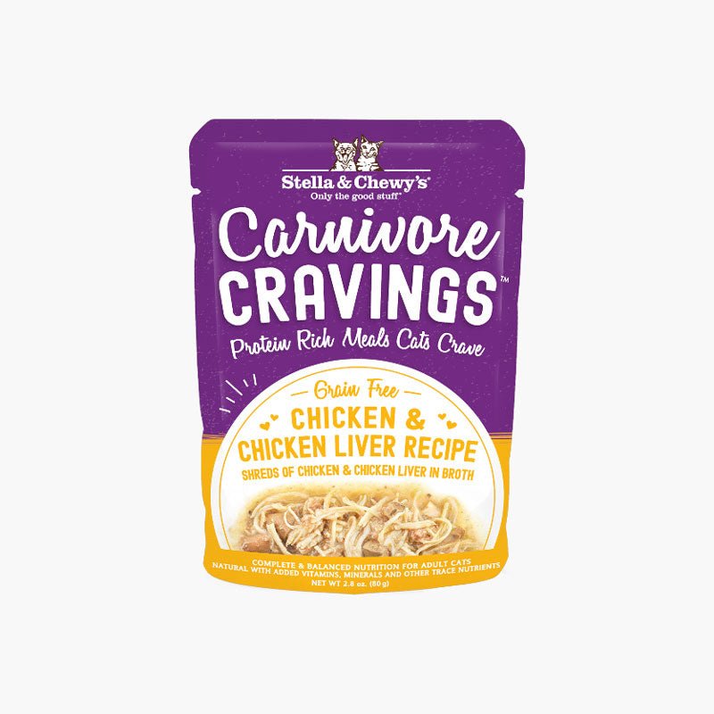 Stella & Chewy's Carnivore Cravings Pouch - Chicken & Chicken Liver ( 2.8oz ) - CreatureLand