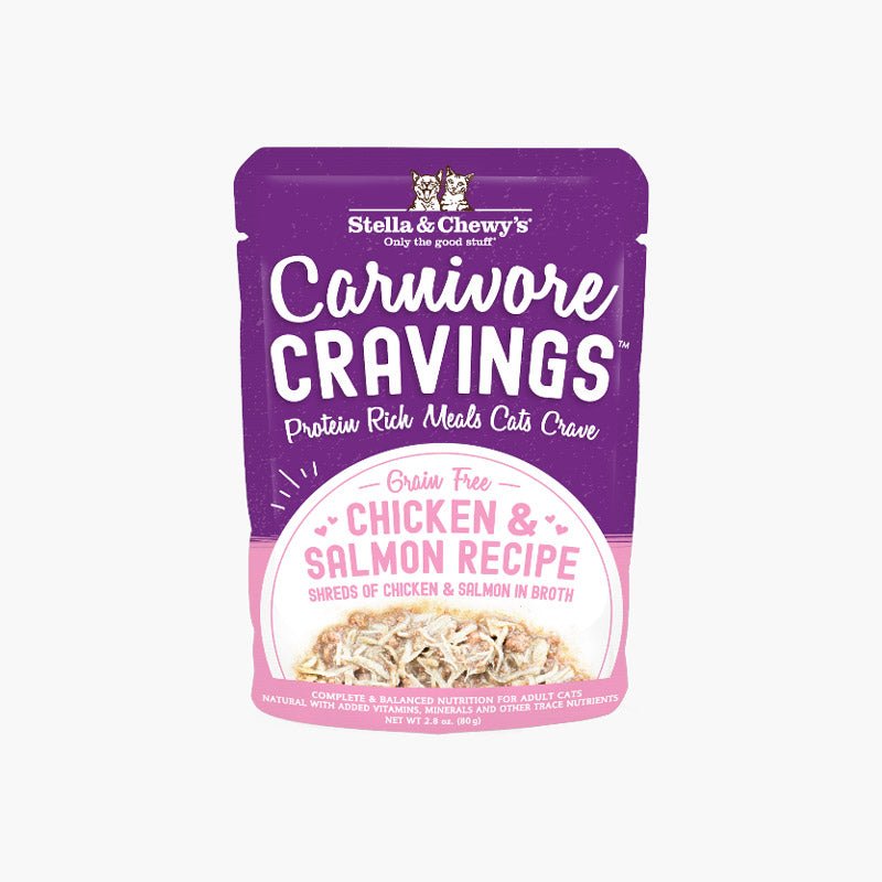 Stella & Chewy's Carnivore Cravings Pouch - Chicken & Salmon In Broth ( 2.8oz ) - CreatureLand