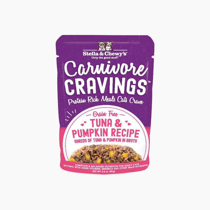 Stella & Chewy's Carnivore Cravings Pouch - Tuna & Pumpkin( 2.8oz ) - CreatureLand