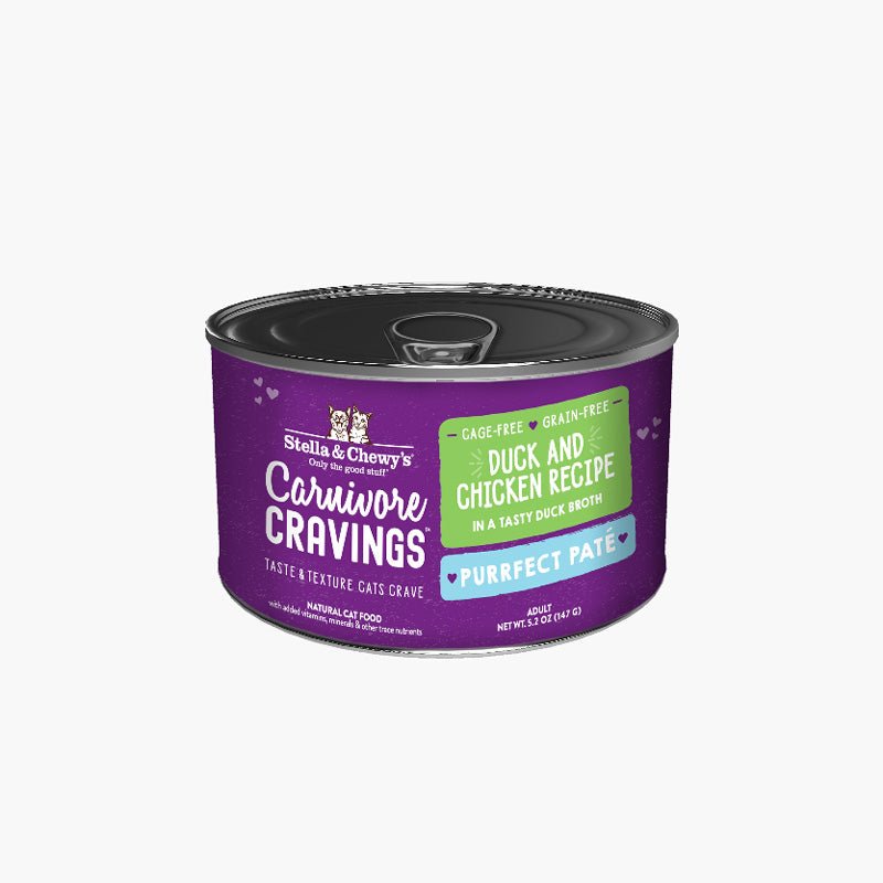 Stella & Chewy's Carnivore Cravings Purrfect Pate - Duck & Chicken in Broth (5.2oz) - CreatureLand