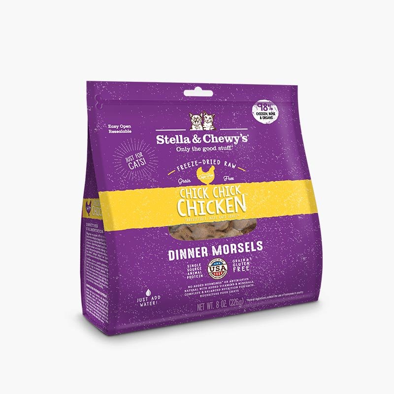 Stella & Chewy's Freeze Dried Dinner Morsels - Chick Chick Chicken (2 Sizes) - CreatureLand