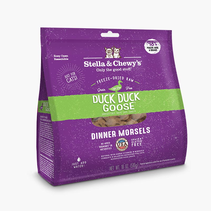 Stella & Chewy's Freeze Dried Dinner Morsels - Duck Duck Goose (2 Sizes) - CreatureLand