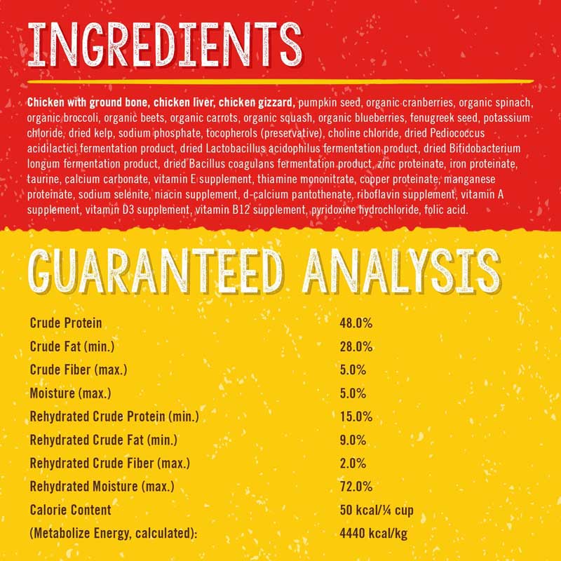 Stella & Chewy's Freeze-Dried Meal Mixers | Chewy’s Chicken (2 Sizes) - CreatureLand