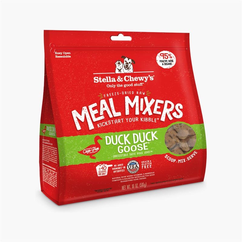 Stella & Chewy's Freeze-Dried Meal Mixers | Duck Duck Goose (18oz) - CreatureLand