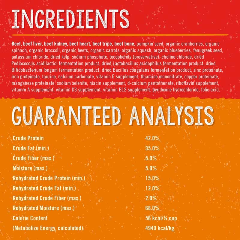 Stella & Chewy's Freeze-Dried Meal Mixers | Super Beef (2 Sizes) - CreatureLand