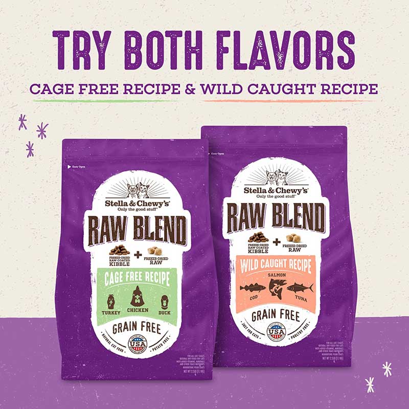 Stella & Chewy's Freeze-Dried Raw Blend Kibble | Cage Free Chicken (2 sizes) - CreatureLand