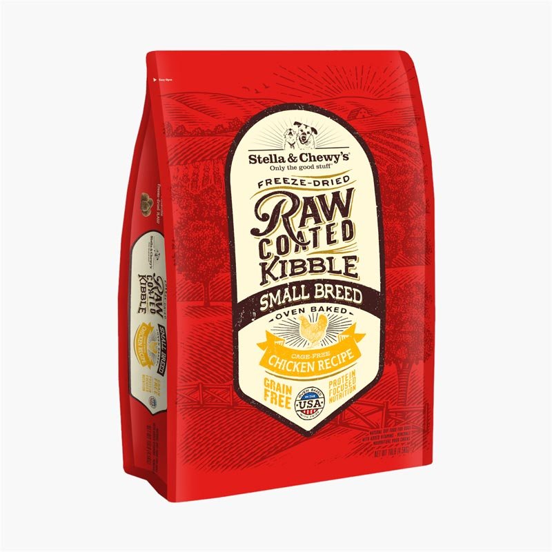 Stella & Chewy's Freeze-Dried Raw Coated Kibble For Small Breeds | Cage-Free Chicken (2 Sizes) - CreatureLand