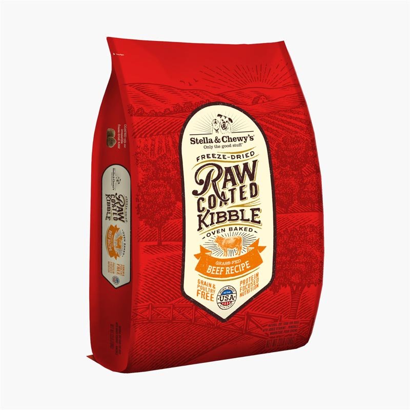 Stella & Chewy's Freeze-Dried Raw Coated Kibble | Grass-Fed Beef (2 Sizes) - CreatureLand