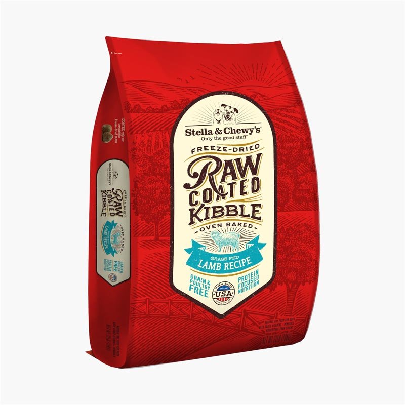 Stella & Chewy's Freeze-Dried Raw Coated Kibble | Grass-Fed Lamb (2 Sizes) - CreatureLand