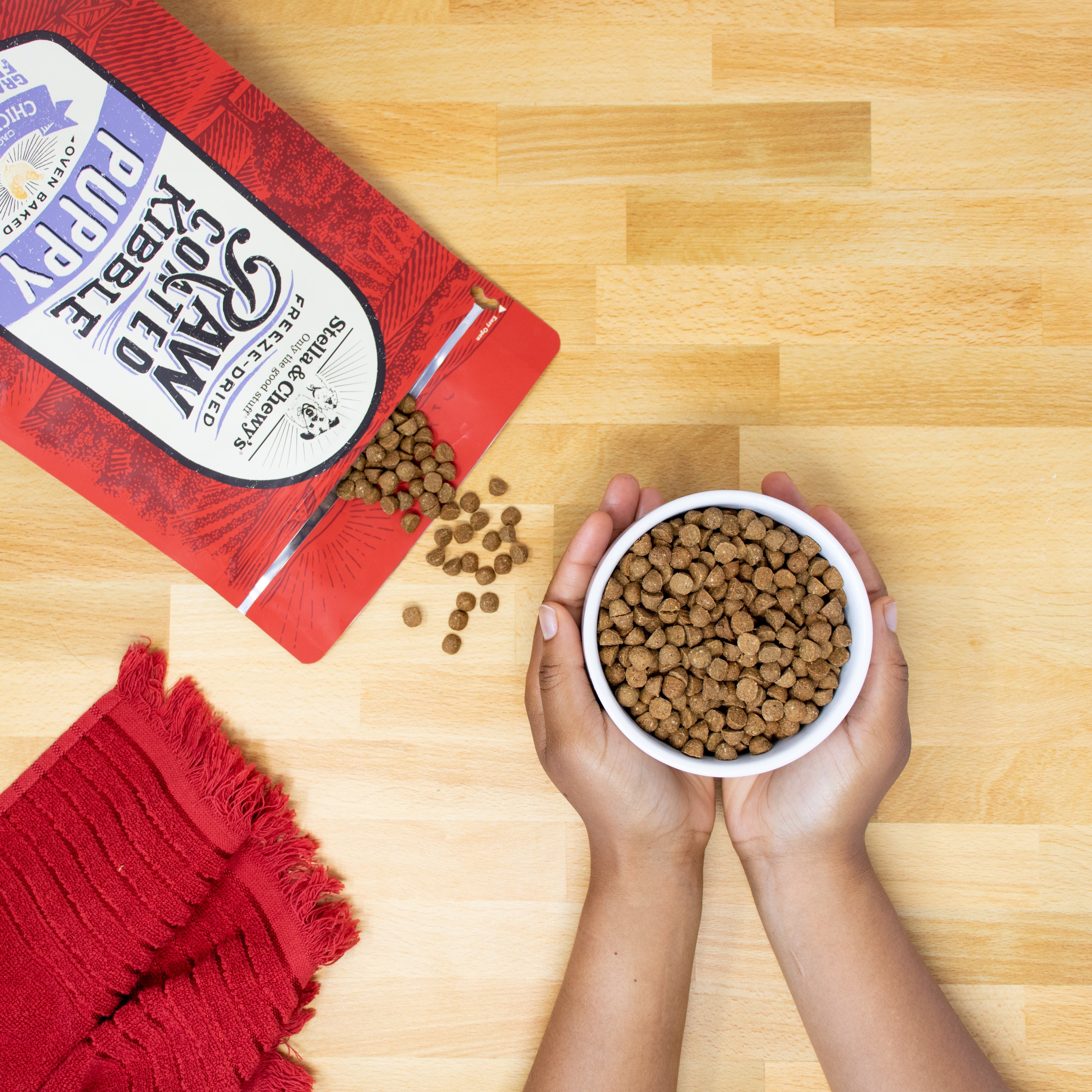 Stella & Chewy's Freeze-Dried Raw Coated Kibble Puppy | Cage-Free Chicken (2 Sizes) - CreatureLand