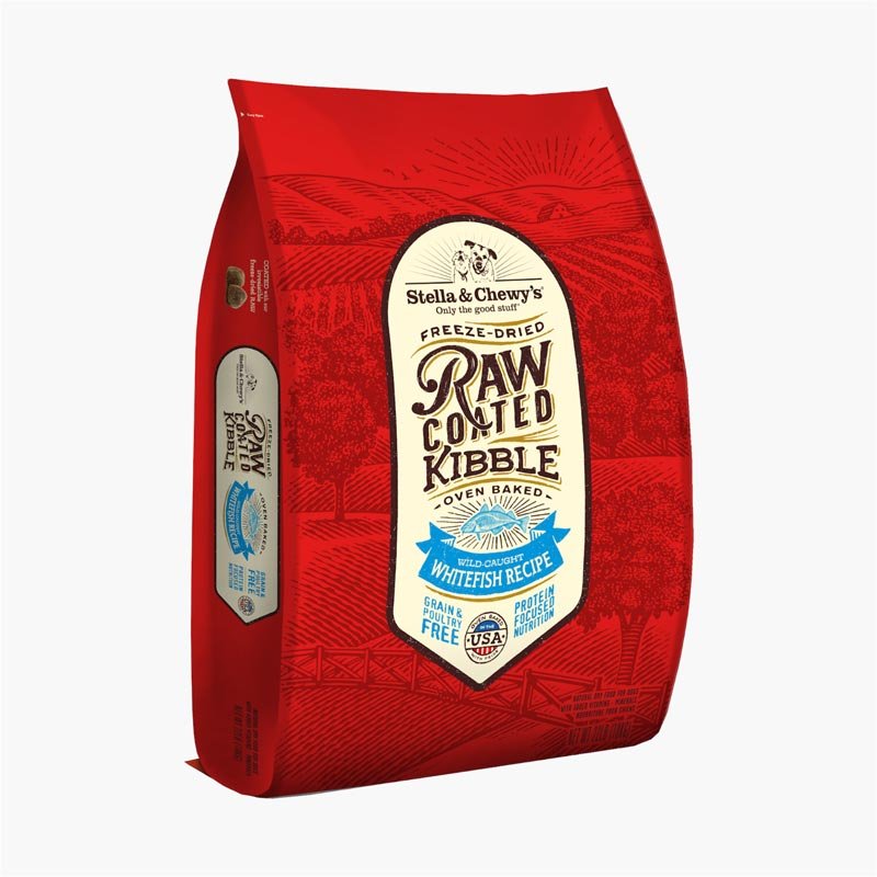Stella & Chewy's Freeze-Dried Raw Coated Kibble | Wild Caught Whitefish (2 Sizes) - CreatureLand