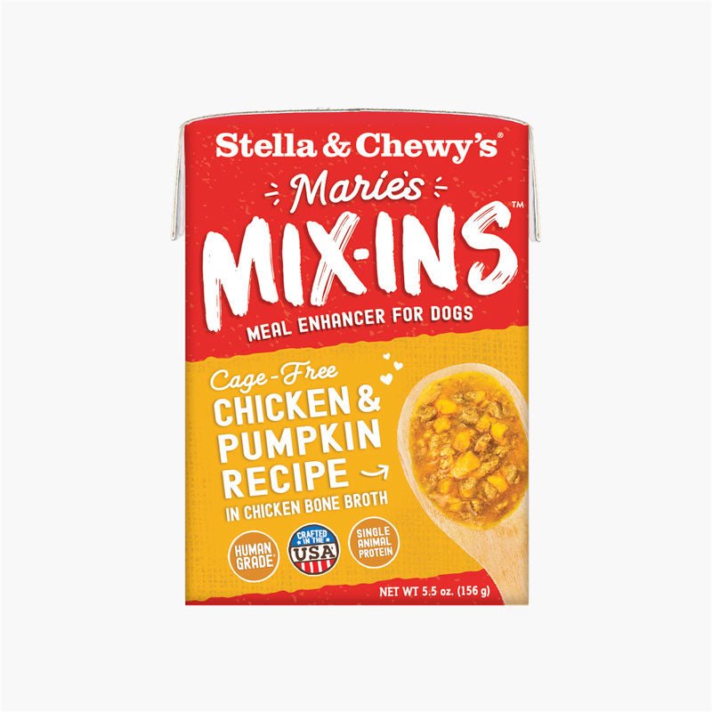 Stella & Chewy's Marie’s Mix-Ins | Chicken & Pumpkin Meal Enhancer (5.5oz) - CreatureLand