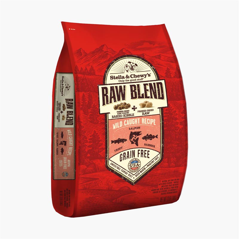 Stella & Chewy's Raw Blend Kibble | Wild Caught Fish (2 Sizes) - CreatureLand