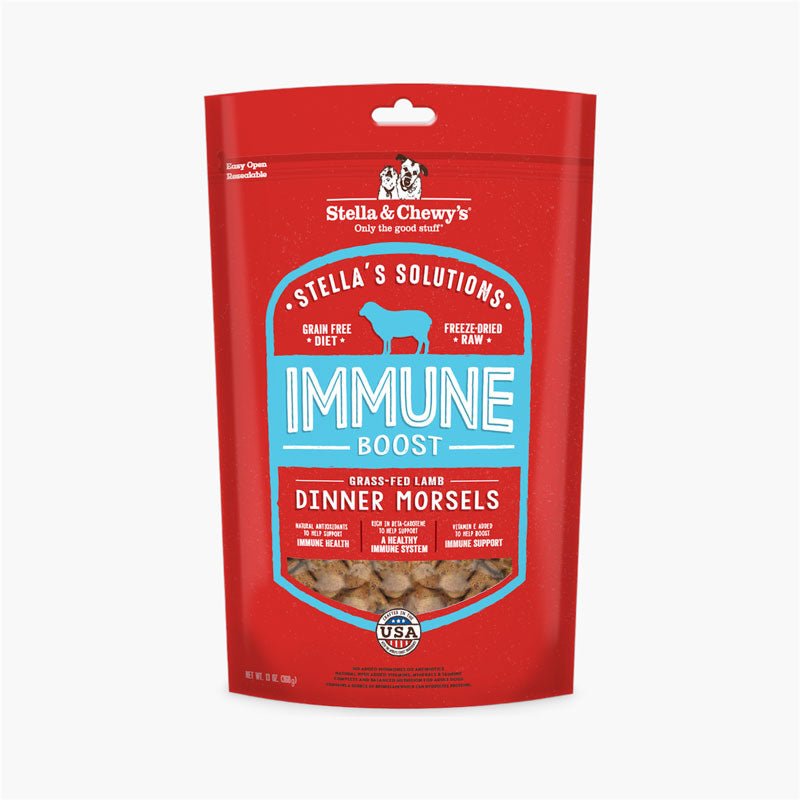 Stella & Chewy's Stella’s Solutions | Immune Boost Lamb Freeze-Dried Dog Food (13oz) - CreatureLand